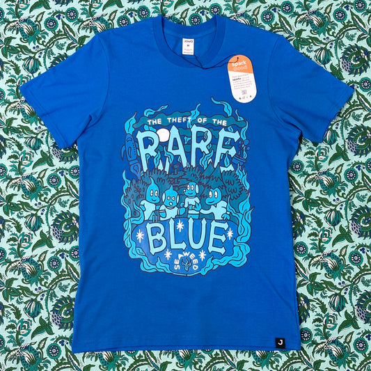 Rare Blue Seaweed T-shirt on decorative background