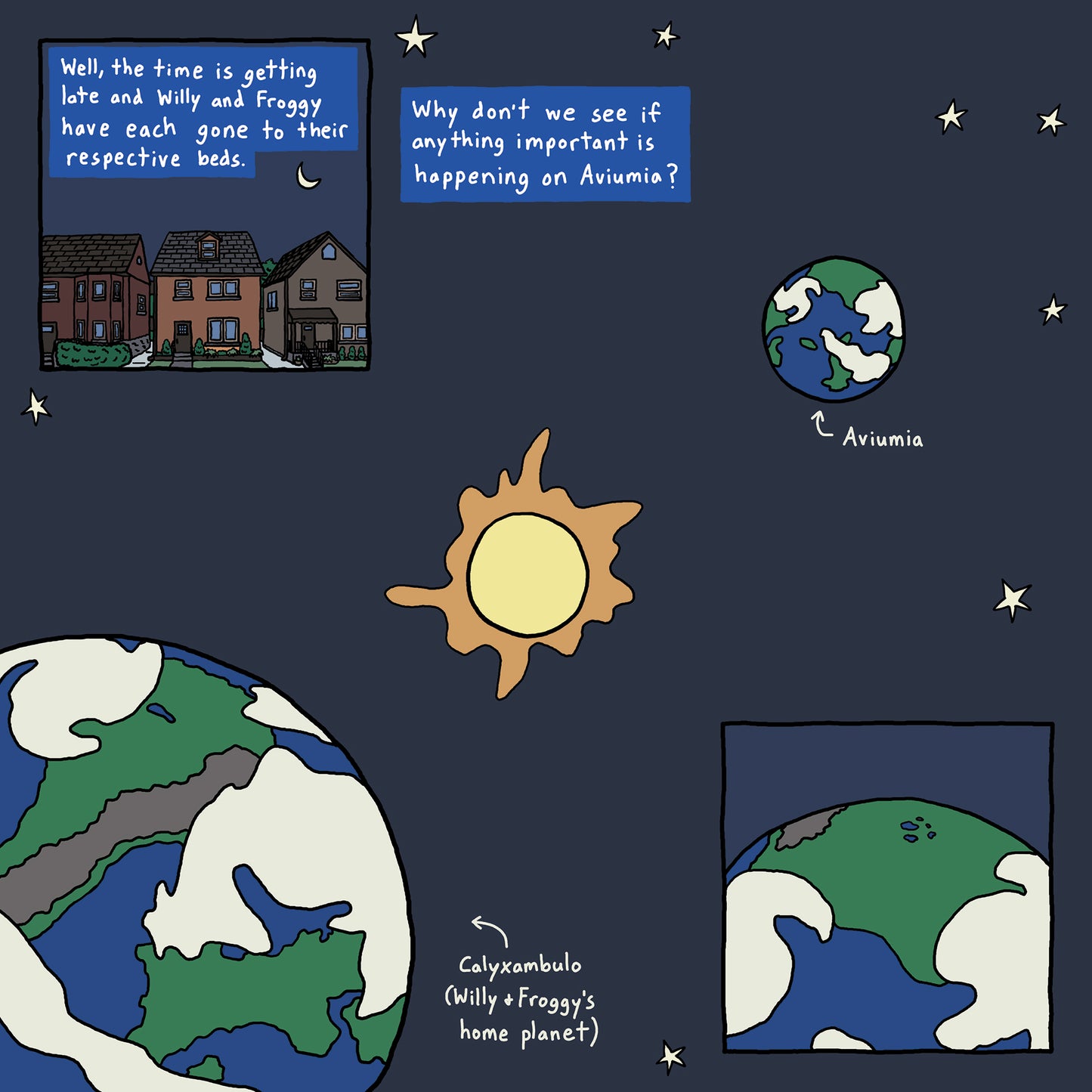 A page from The Theft of the Rare Blue Seaweed digital comic