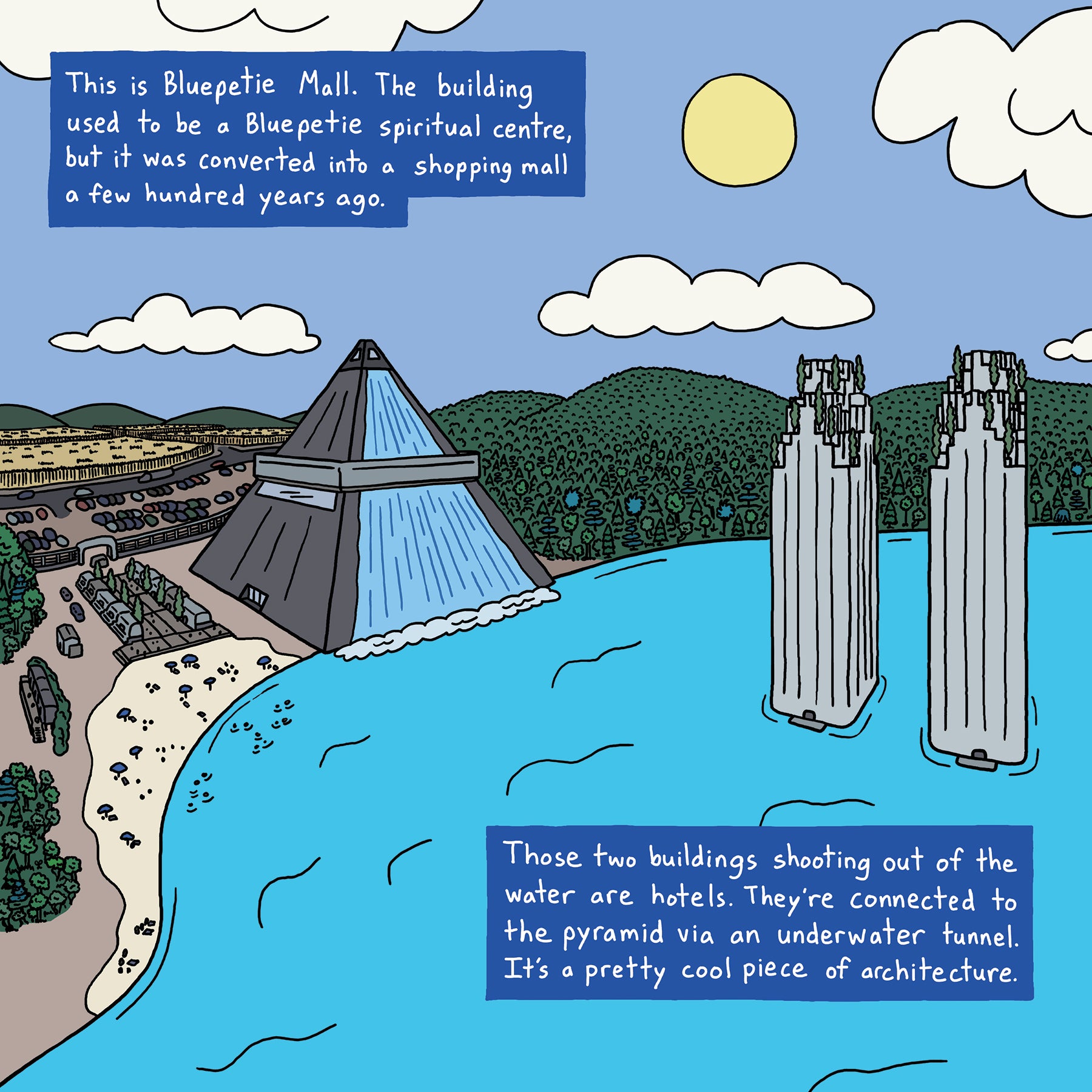 A page from The Theft of the Rare Blue Seaweed digital comic