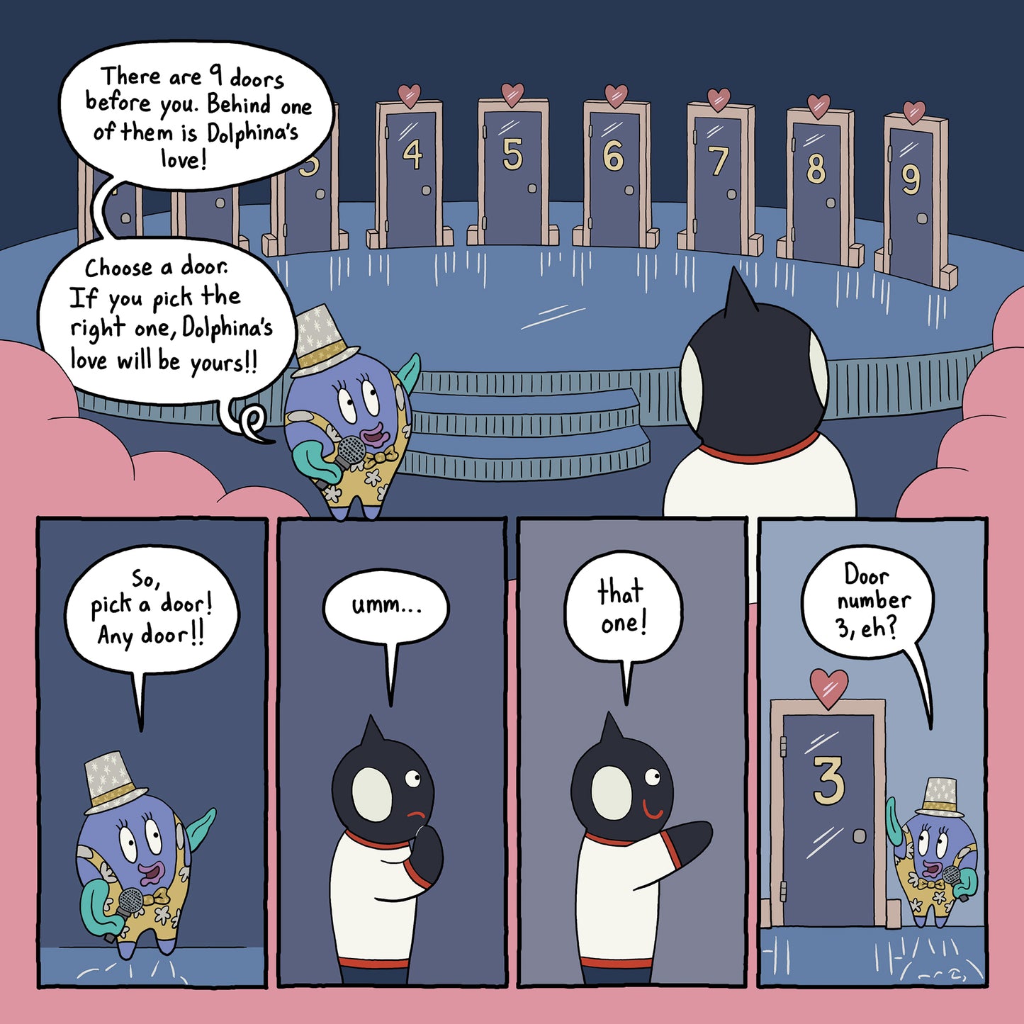 A page from The Theft of the Rare Blue Seaweed digital comic