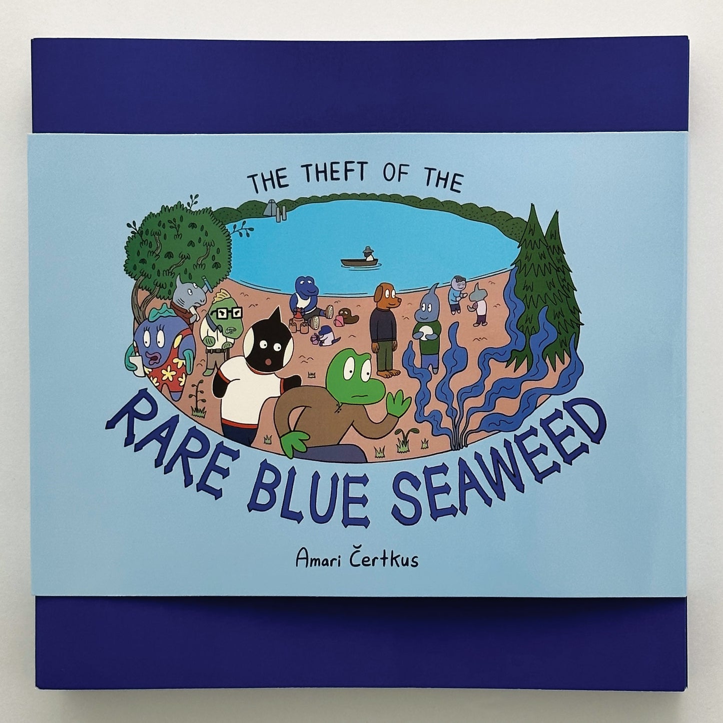 The Theft of the Rare Blue Seaweed print comic